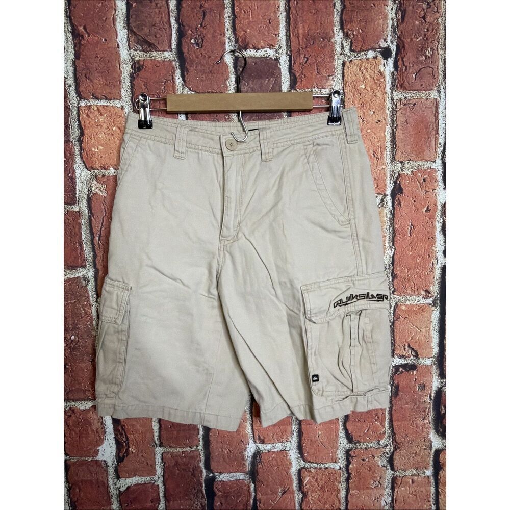 Quiksilver Shorts Mens 29 Beige Y2K Skate